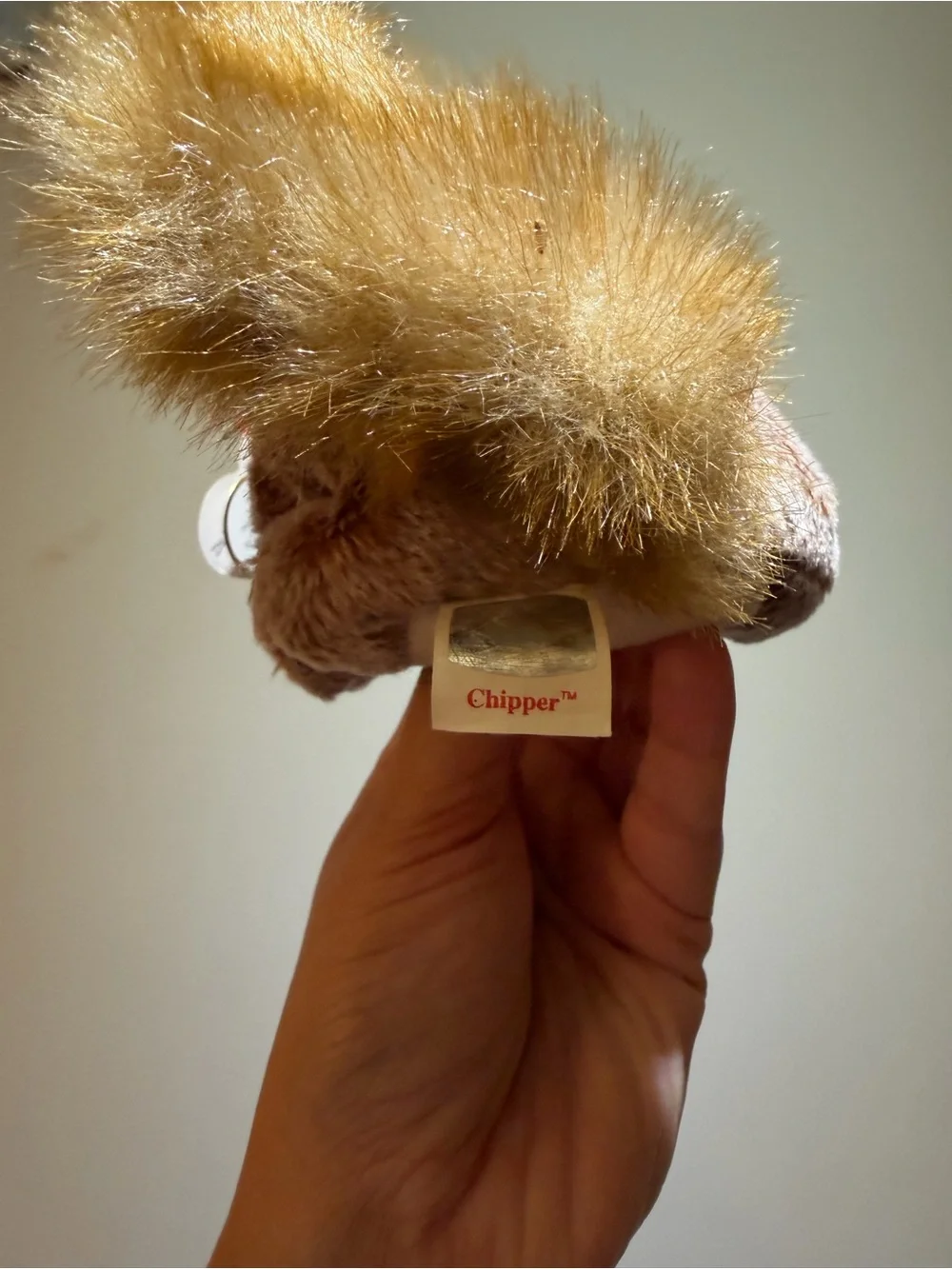 Ty Beanie Baby Brown Chipmunk “Chipper” Plush